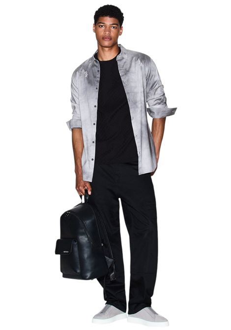 T-shirt regular fit tessuto jacquard ARMANI EXCHANGE | T-shirt | XM001431 AF10337FC022